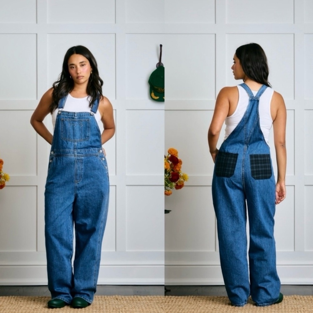 Dairy Boy Medium Blue The Farm Milkman Denim Overalls in Blue Hen M